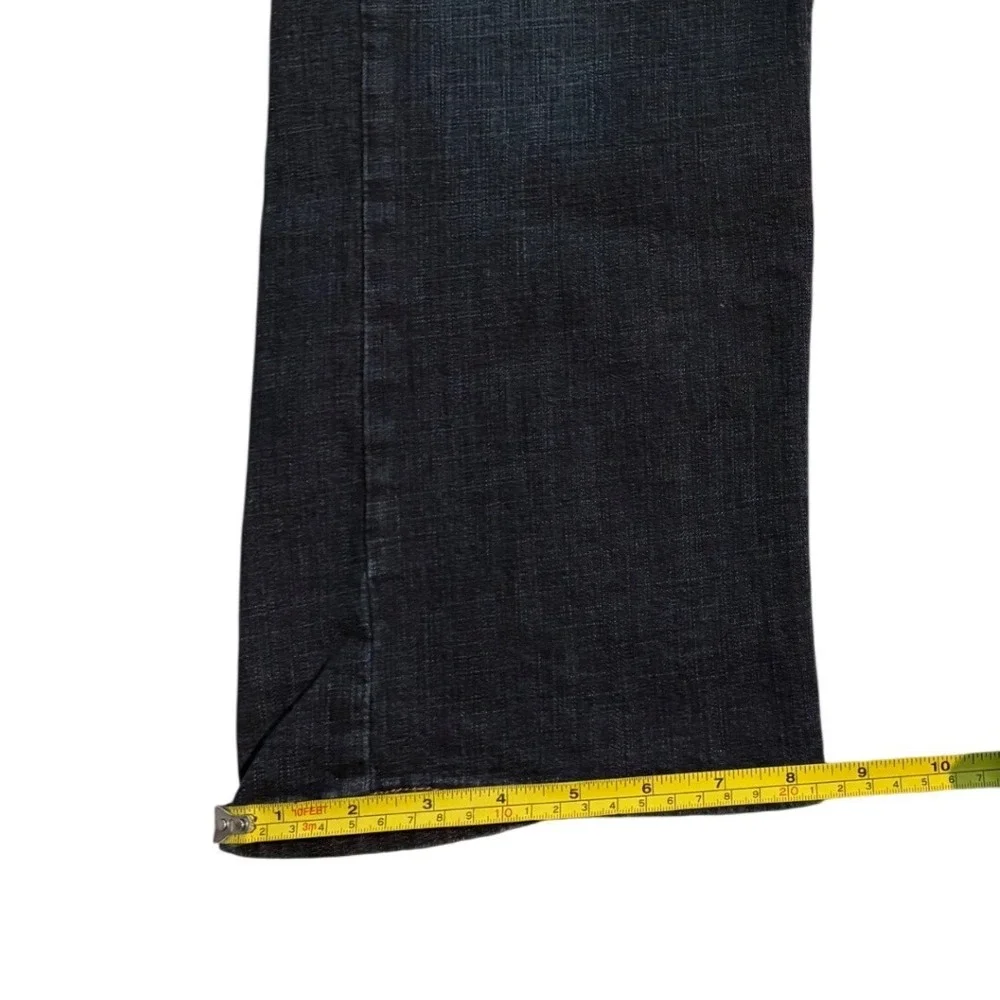 Riders by Lee Womens 12 Petite Dark Wash Straight Leg Stretch Denim Blue Jeans - Picture 6 of 9